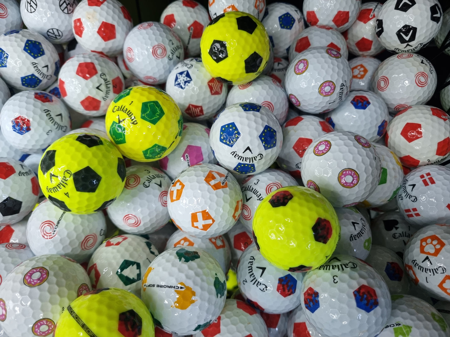 Mint / A Grade Callaway Chrome Soft Truvis mixed 20 pack